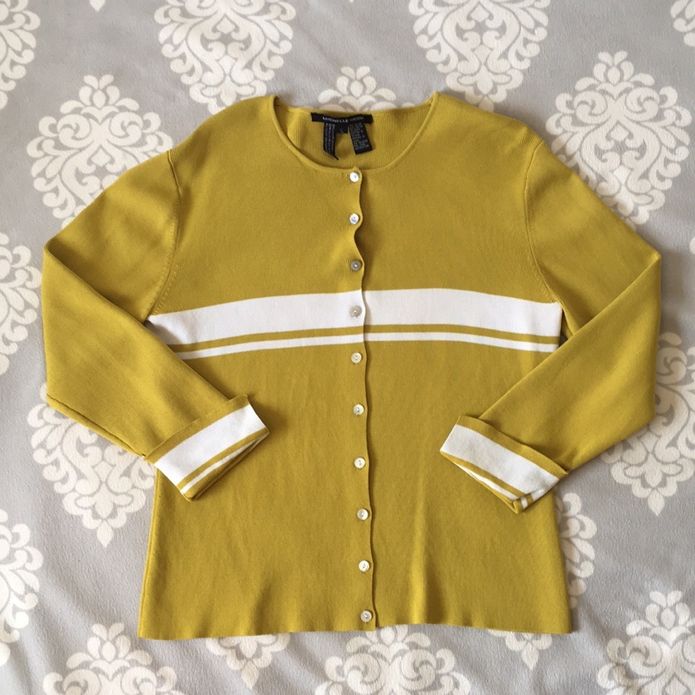 Michelle Nicole - Mustard Yellow Cardigan/Sweater